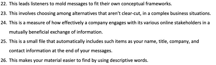 22. This leads listeners to mold messages to fit