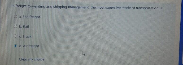 In freight forwarding and shipping management,