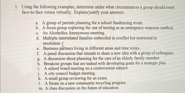 this is for human communications 1. Using the