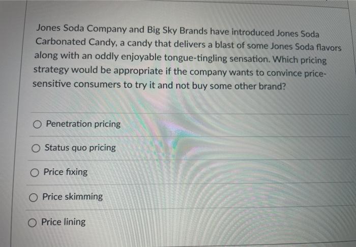 A brand's positioning is: O The process of