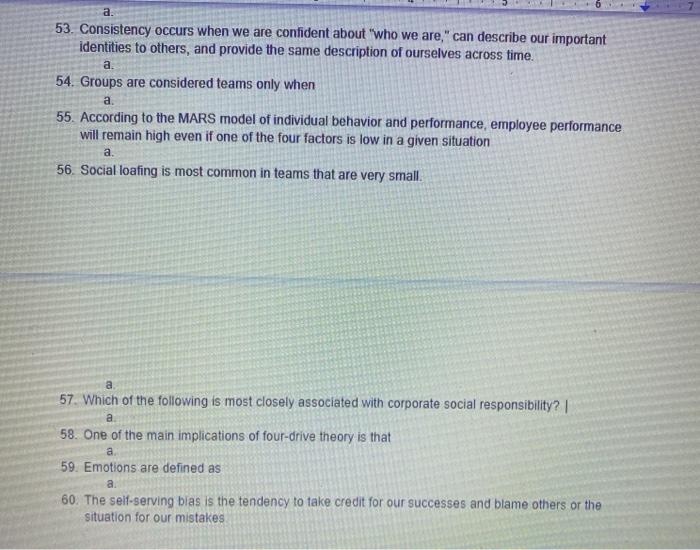 please help me with hw a 53. Consistency occurs