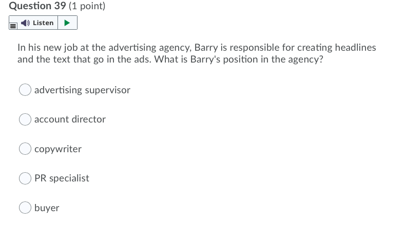 MARKETING HELP PLEASE Question 35 (1 point) Hain