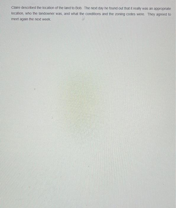 GETTING STARTED Setting: The year is 2017 Claire