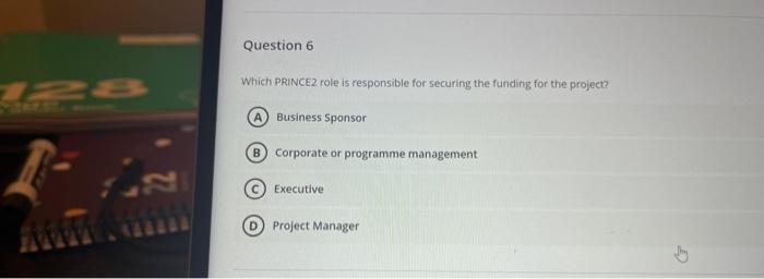 Which PRINCE2 role is responsible for securing