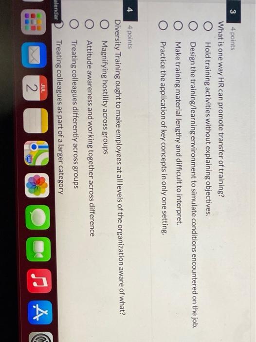 3 4 points What is one way HR can promote