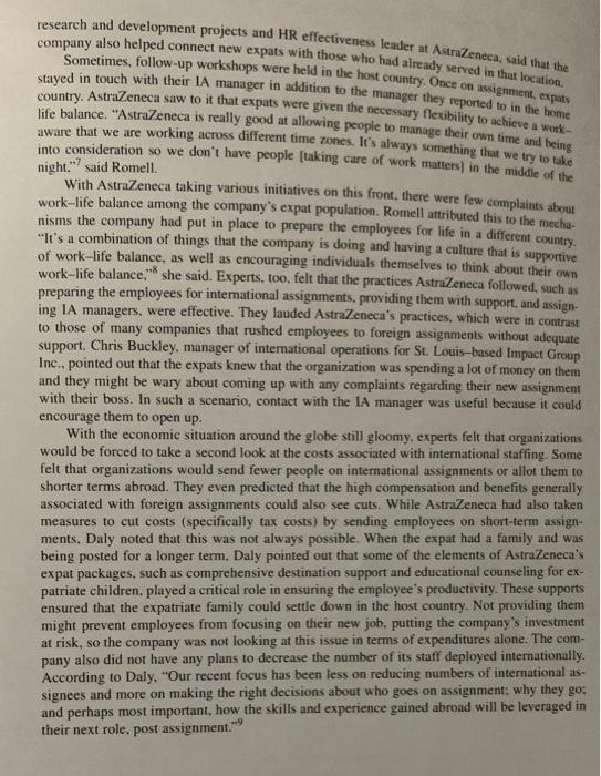 International Management Case Study Questions