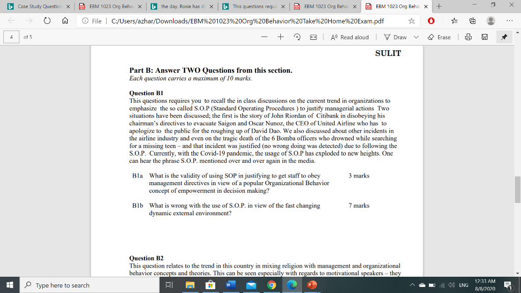 This questions requires you to recall the in