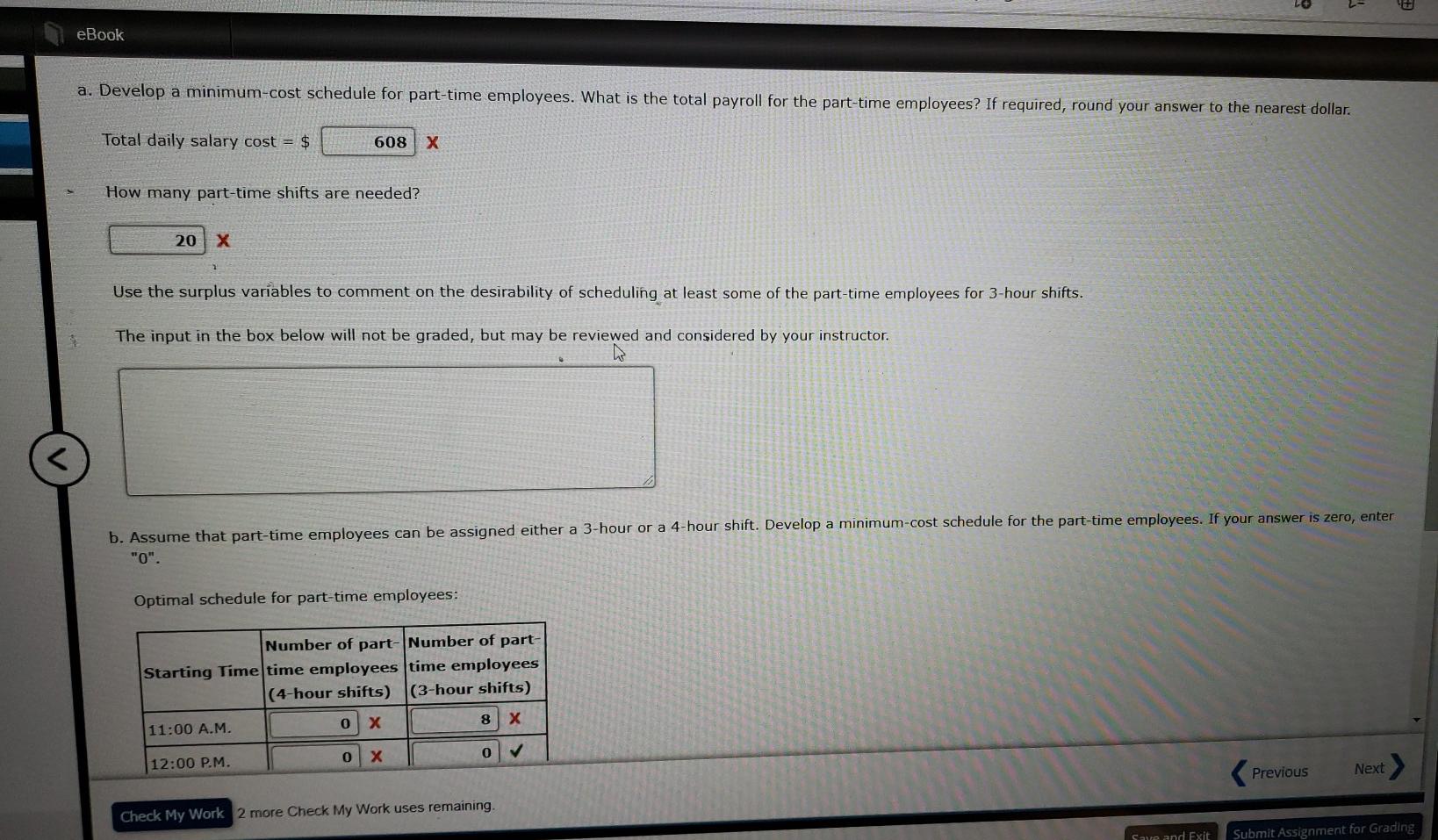 what chegg had answered for this problem isn't