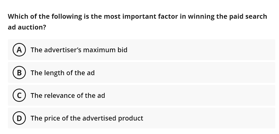 Which of the following is the most important