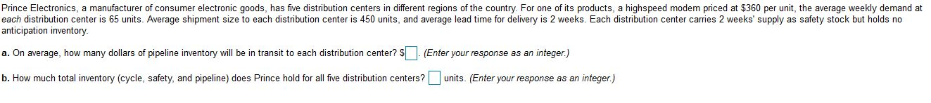 Prince Electronics, a manufacturer of consumer