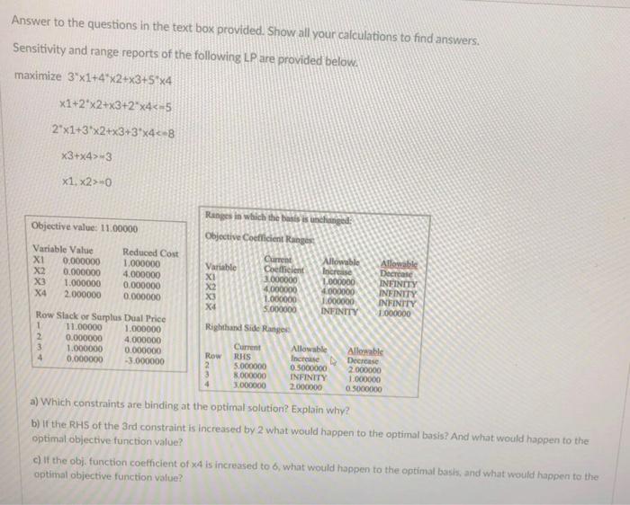Answer to the questions in the text box provided.