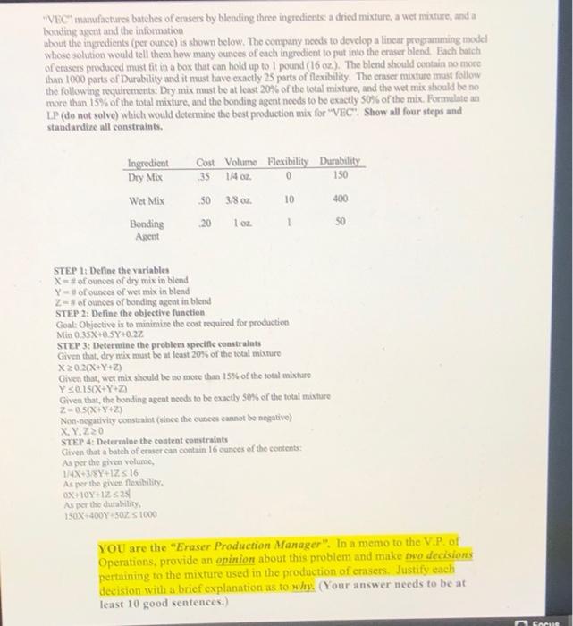 I need help coming up with a 10 sentence memo for