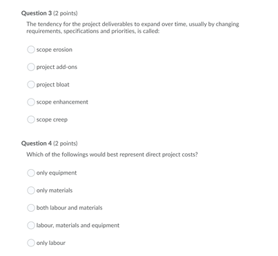 Question 1 (2 points) There are 5 steps involved