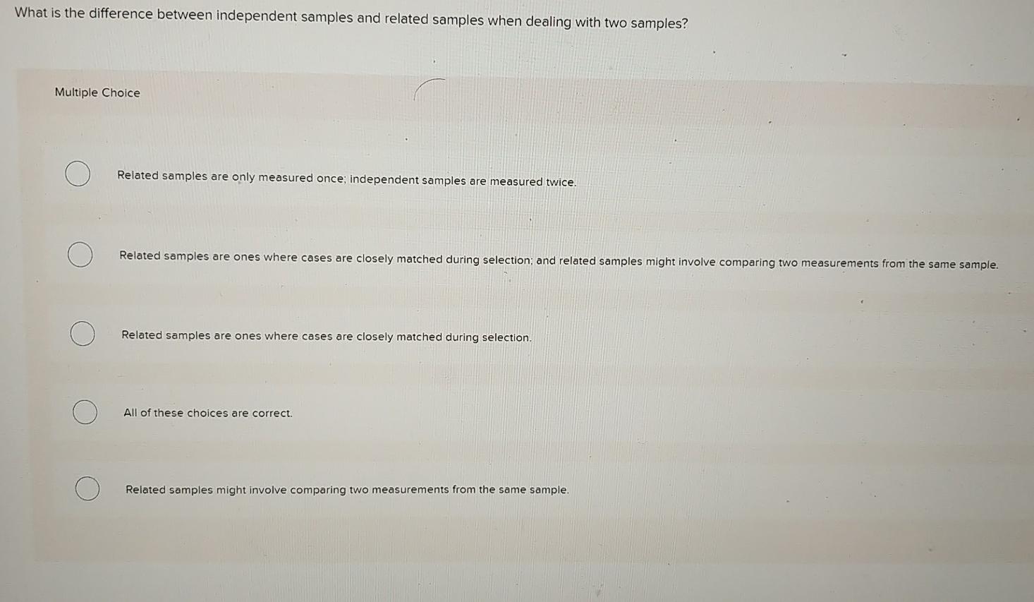 What is the difference between independent