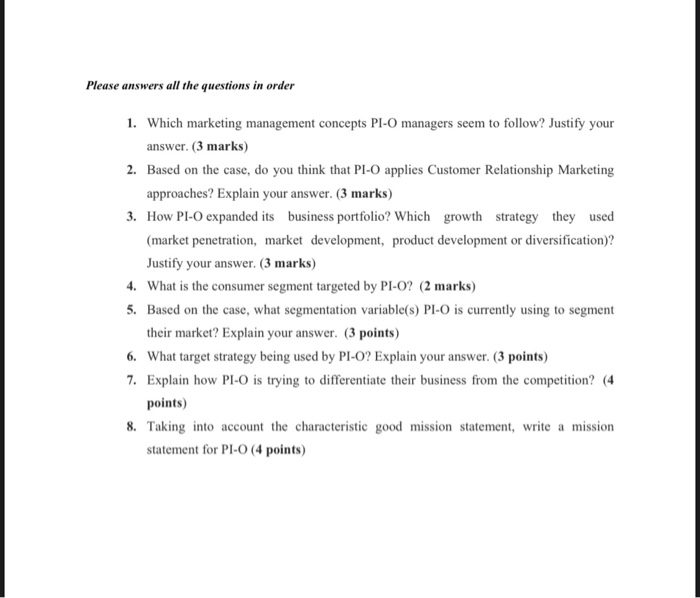 the topic is marketing please be urgent the due