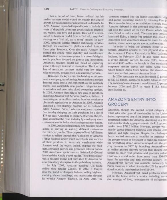 Case study Amazon.com; Driving disruptive change