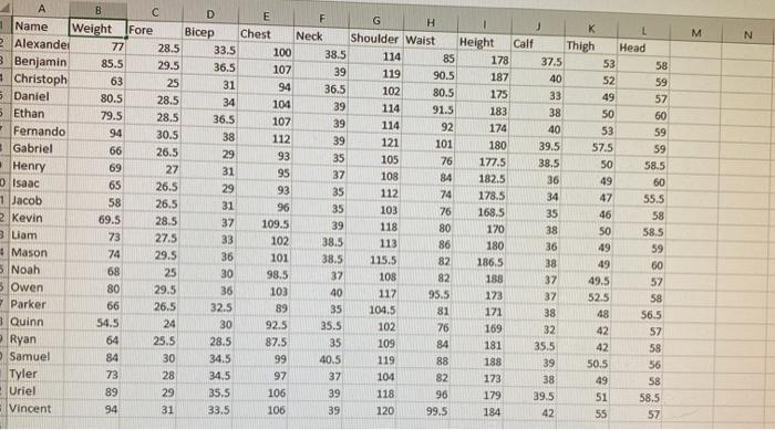 using SAS/R-studio/mintab/matlab pictured below