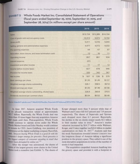 Case study Amazon.com; Driving disruptive change