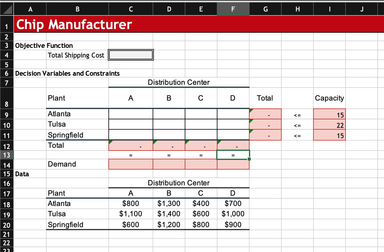 PLEASE WRITE OUT ALL EXCEL PROBLEMS, YOU SHOULD