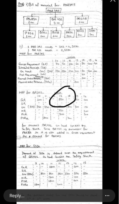 why we but 850 in the answer table and in the