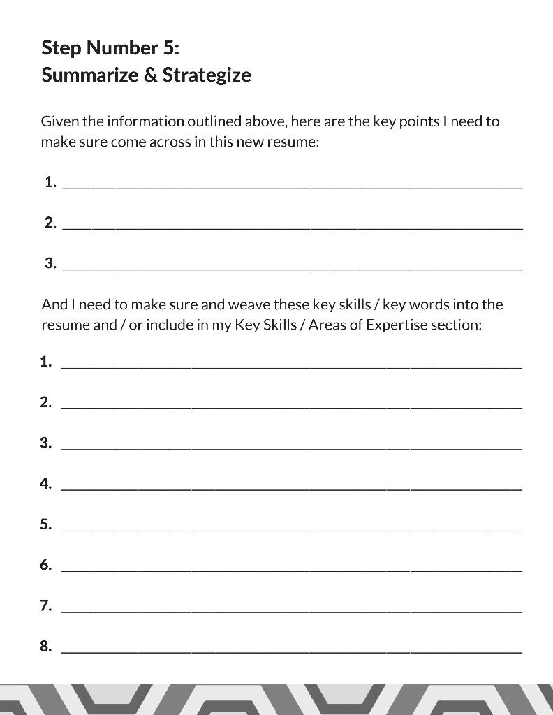 Step Number 1: Think about your target job /