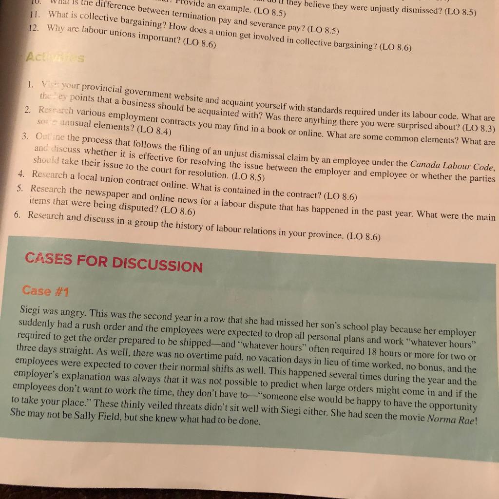 undefined 10. ide an example. (LO 8.5) What is