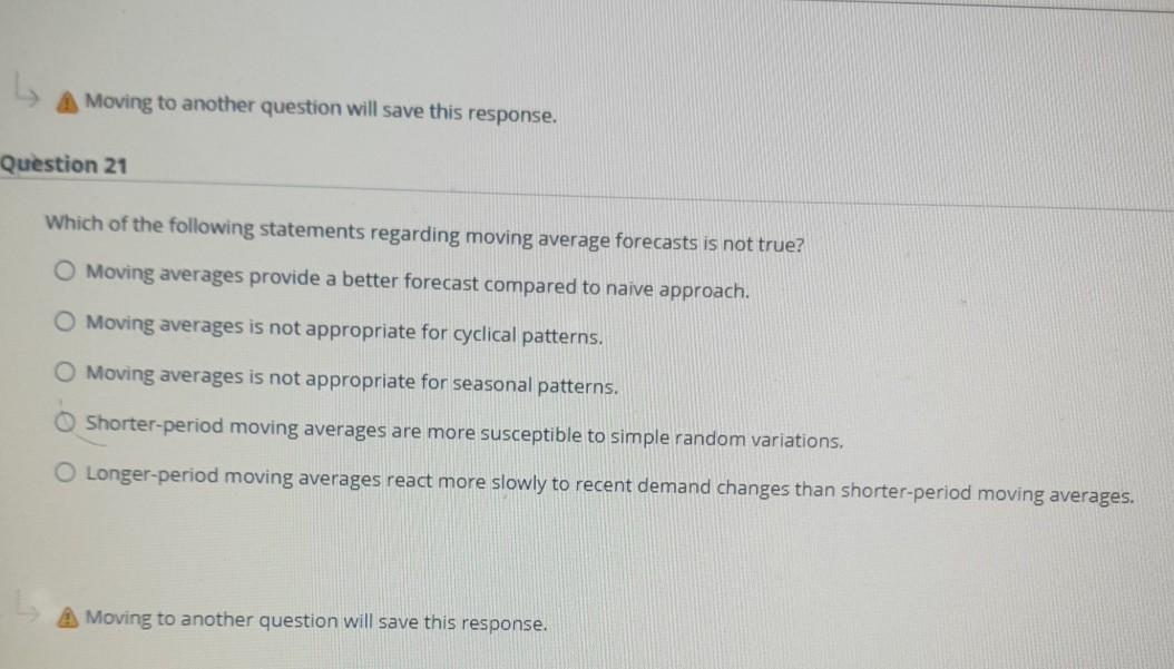 A Moving to another question will save this