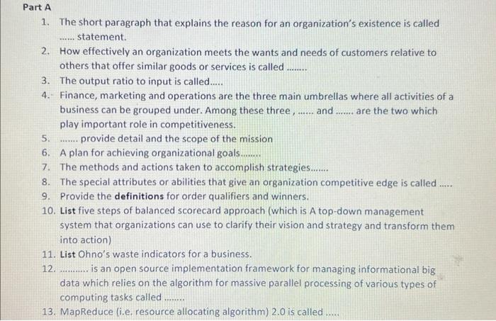 1. The short paragraph that explains the reason