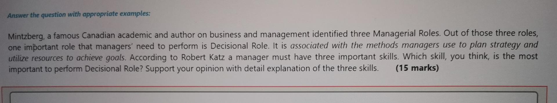 Ans this question with example as soon as