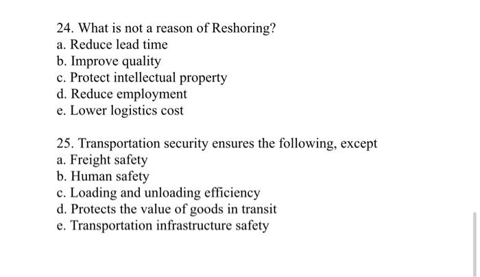 A. What is the relation between transportation