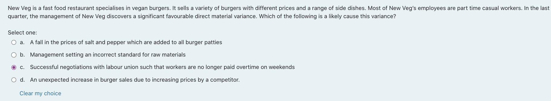 please let me know the answer quarter, the