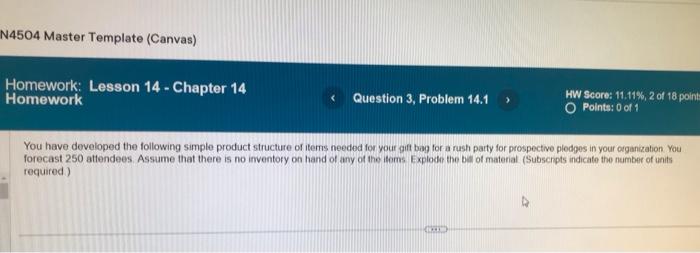 N4504 Master Template (Canvas) Homework: Lesson