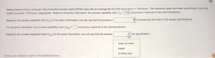 Meena Chavan Corp's computer chip production