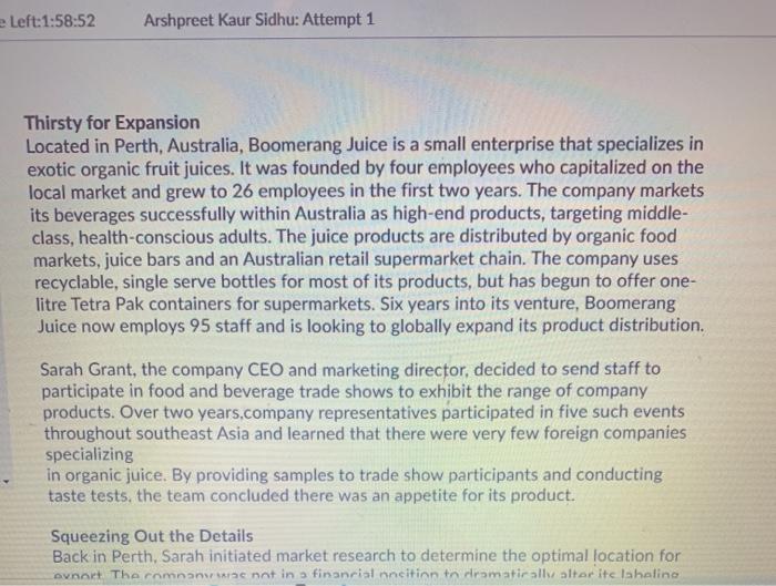 Question 36 (15 points) Market Intelligence is