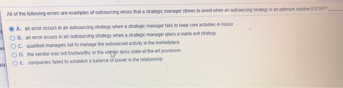 All of the following are true statements about