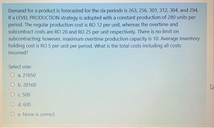 Please help me with the right option 4 Demand for