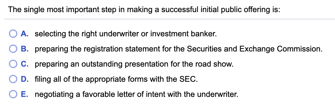 The single most important step in making a