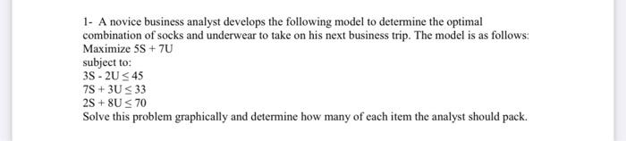 1- A novice business analyst develops the