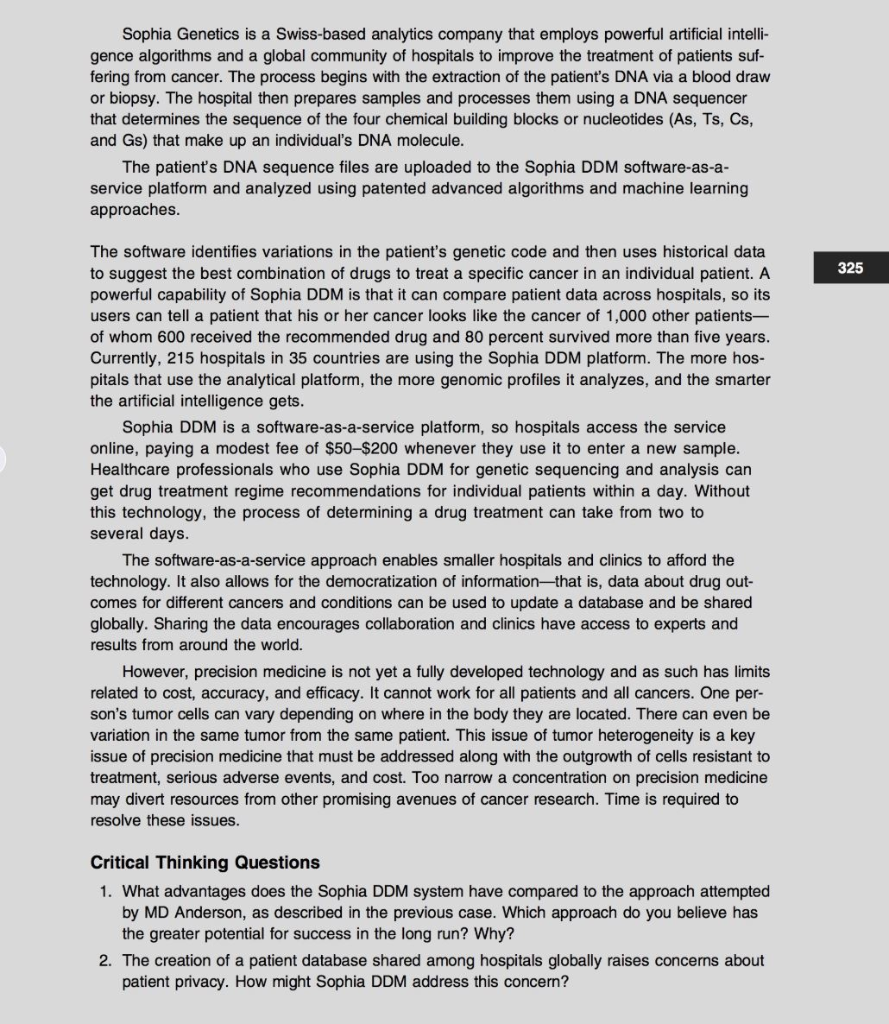 r analysis should be 2 to 3 pages 2. Sophia