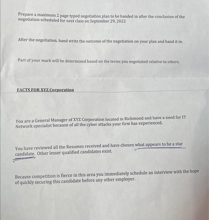 please write ASAP. Prepare a maximum 2 page typed