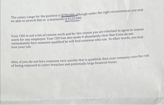 please write ASAP. Prepare a maximum 2 page typed