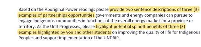 asap Based on the Aboriginal Power readings