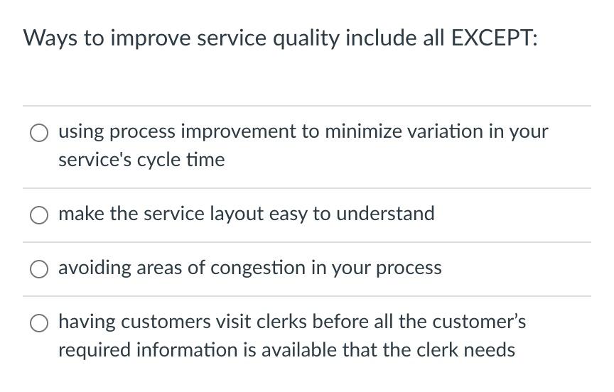 Which is a better operating strategy for the