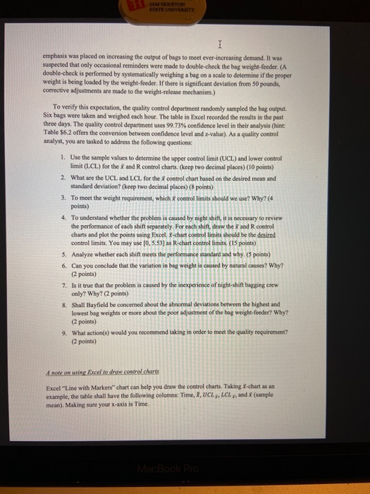 UM HOUSTON STATE UNIVERSITY I emphasis was placed