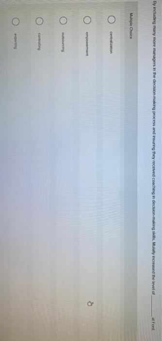 By including many more managers in the