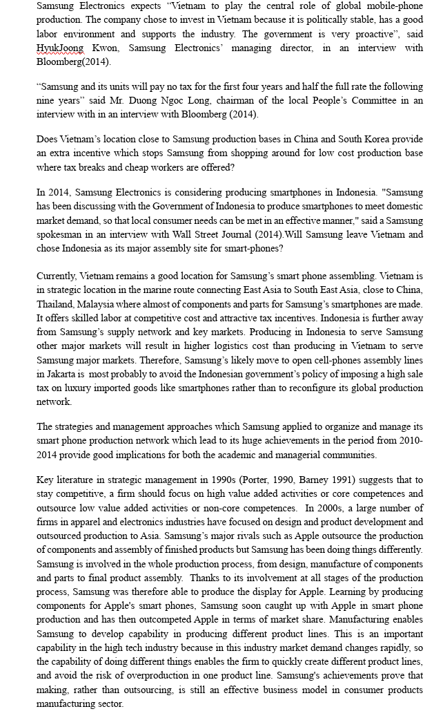 Read the Samsung Production Network case study.