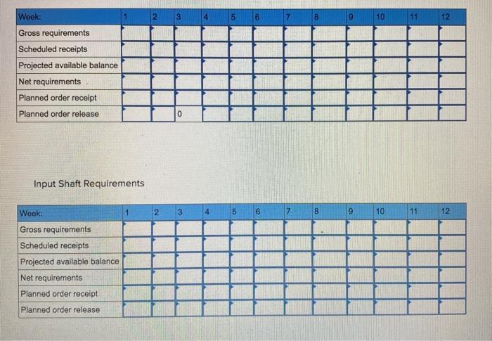 Model 1000 master schedule 1 2 9 10 11-12 562 15