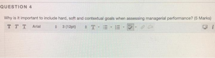 QUESTION 4 Why is it important to include hard,