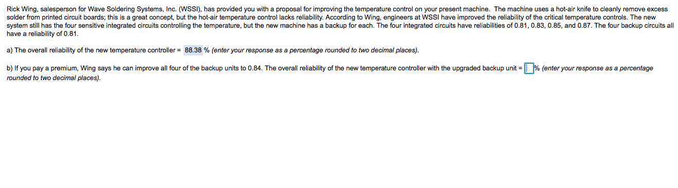 Rick Wing, salesperson for Wave Soldering