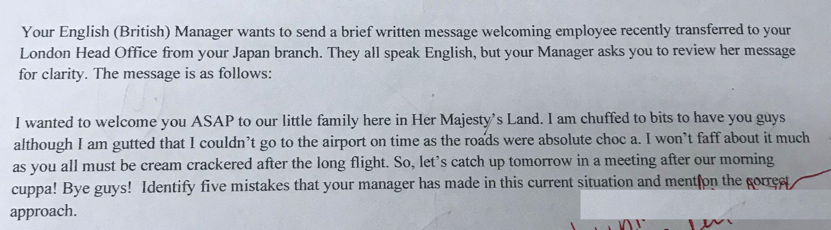 1. Mistake: Correct form: 2. Mistake: Correct